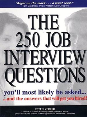 cover image of The 250 Job Interview Questions You'll Most Likely Be Asked...